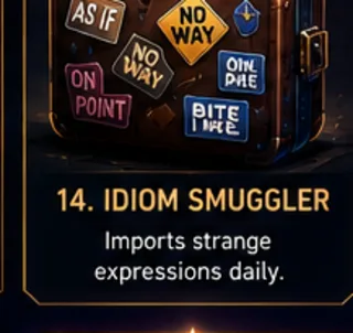 Idiom Smuggler badge