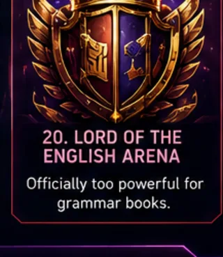 Lord of the English Arena badge