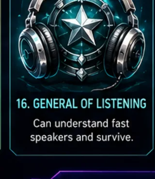 General of Listening badge