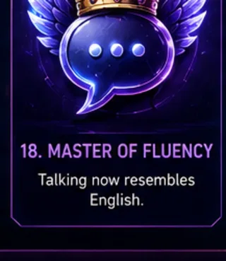 Master of Fluency badge