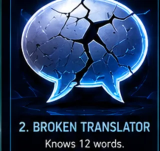 Broken Translator badge