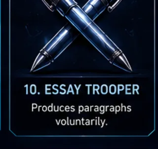 Essay Trooper badge