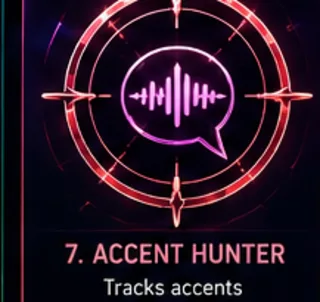 Accent Hunter badge
